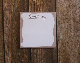 Quest Log Memo Pad