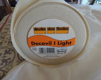 Decovil Light Ecru 50cm Reinforcing Interfacing