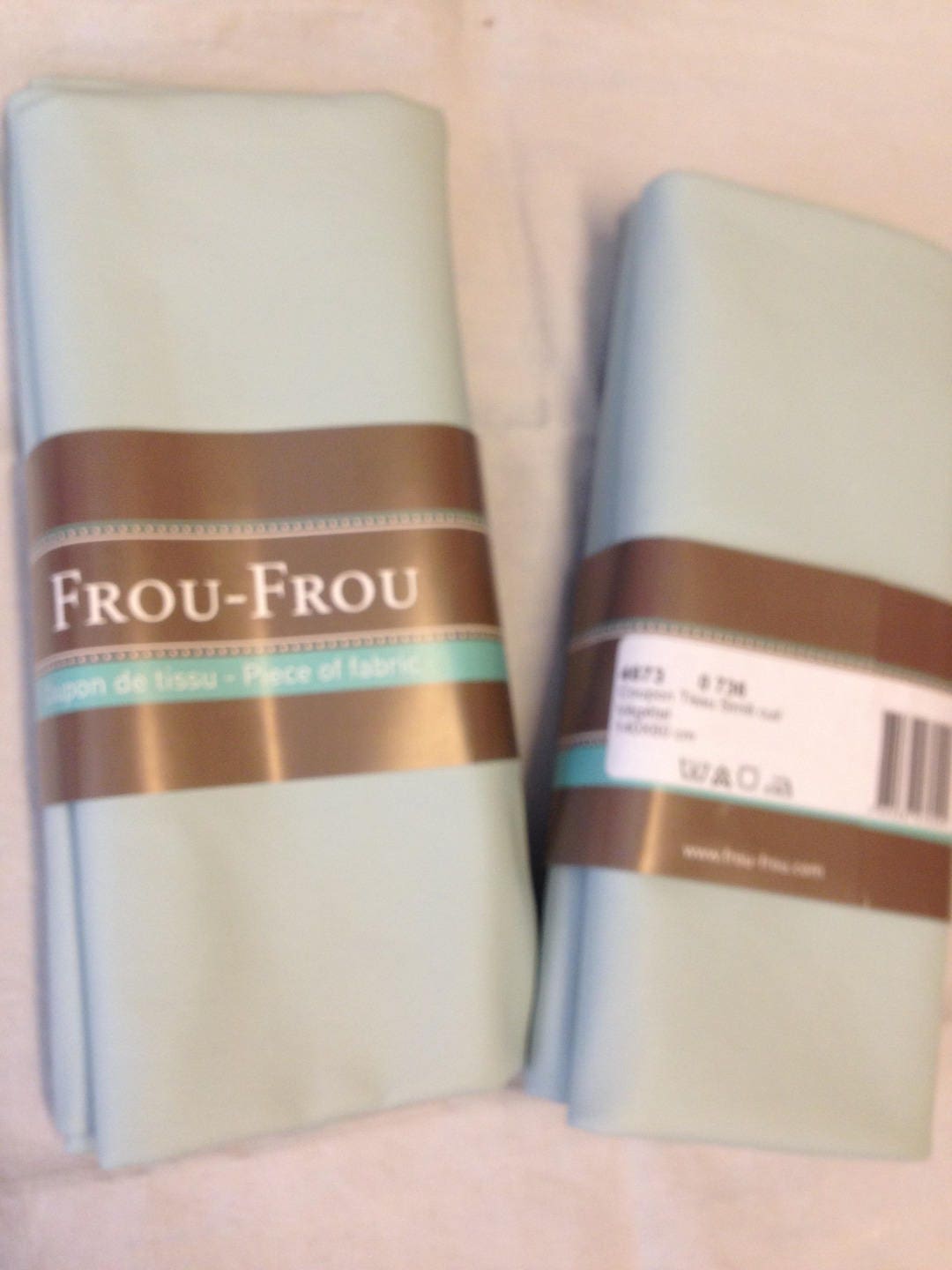 Faux leather blue green color fabric