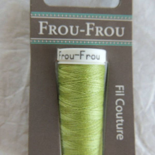 Sewing thread all textiles Frou-Frou Garden of dark olive trees