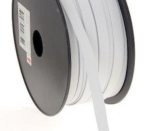 Elastic ribbon, Mesh, Color White, Width 10 mm