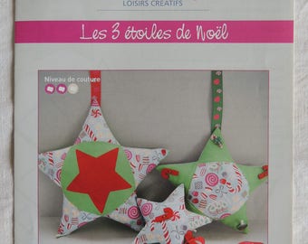 Form creative sewing Recreatys 3 Christmas stars