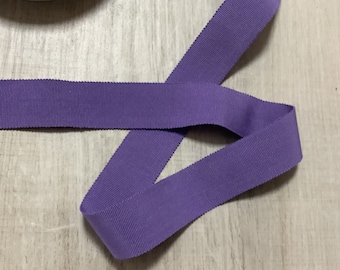 Coarse grain ribbon, cotton, color Purple, width 35 mm