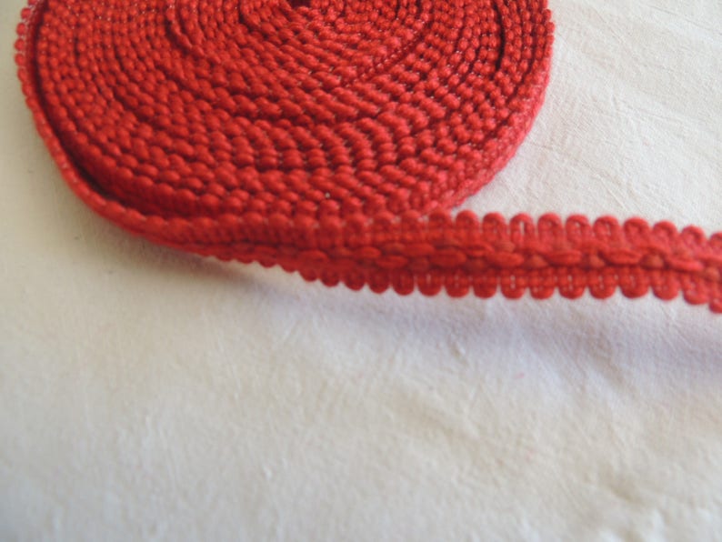 Braid red brick width 1 cm
