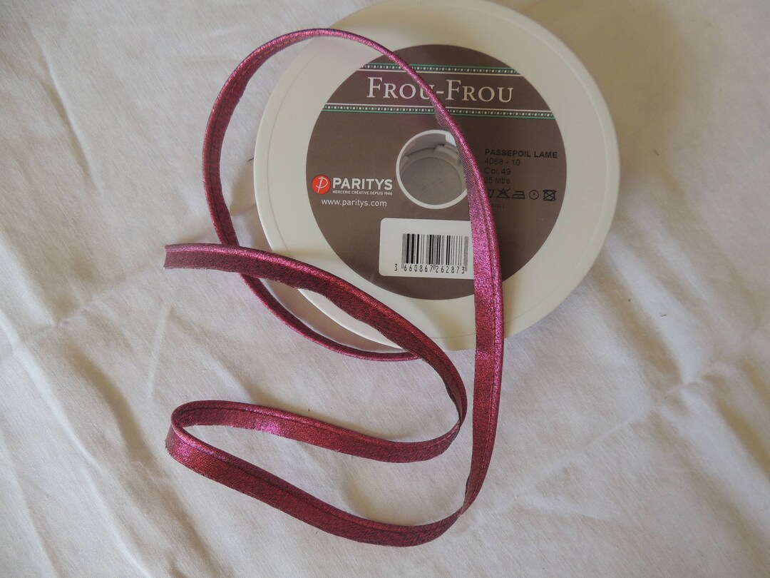 Rose Color Ribbon Lamé Color Rose Color Ribbon Width 1 Cm - Etsy