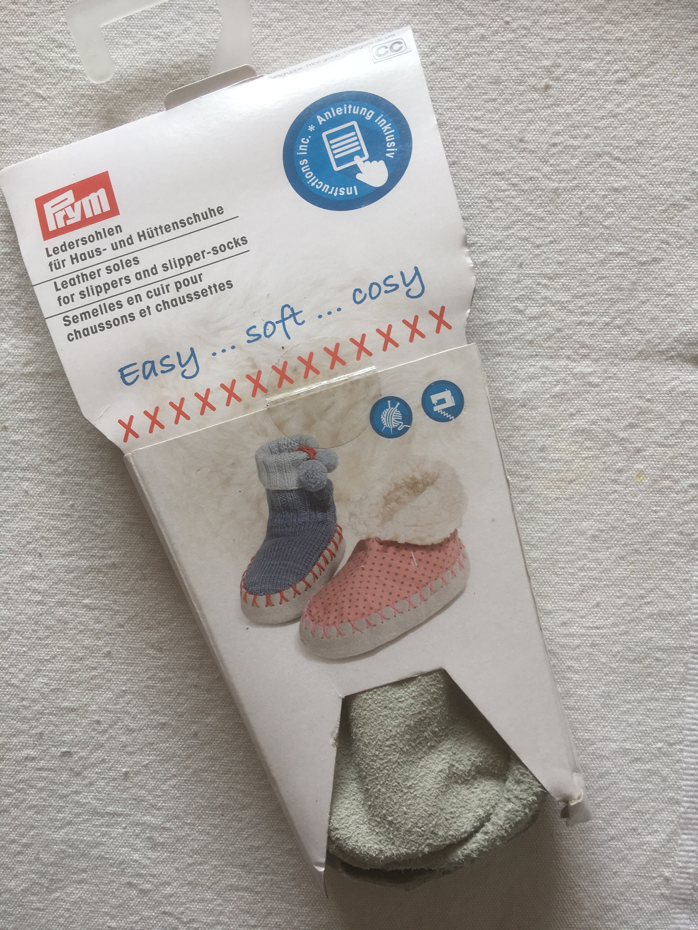 Semelles en cuir, pour chaussons et chaussettes, taille 18/19/20