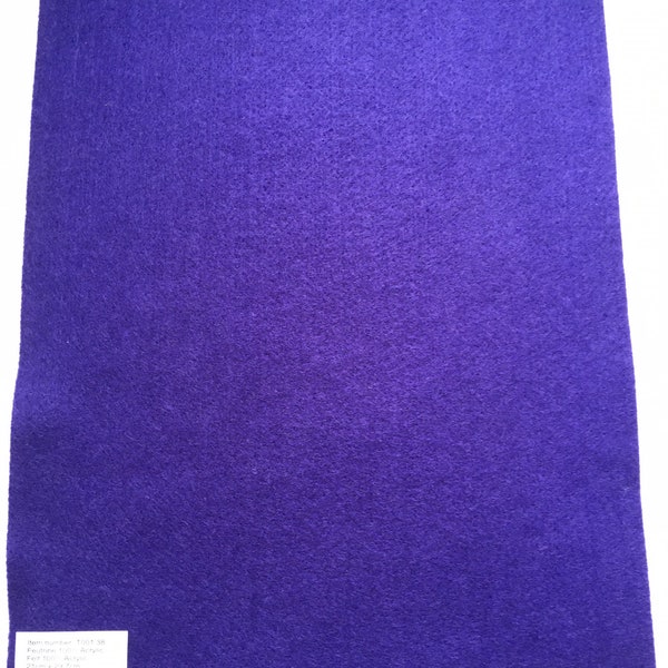 Feutrine, feuille A4, couleur Violet foncé (38)