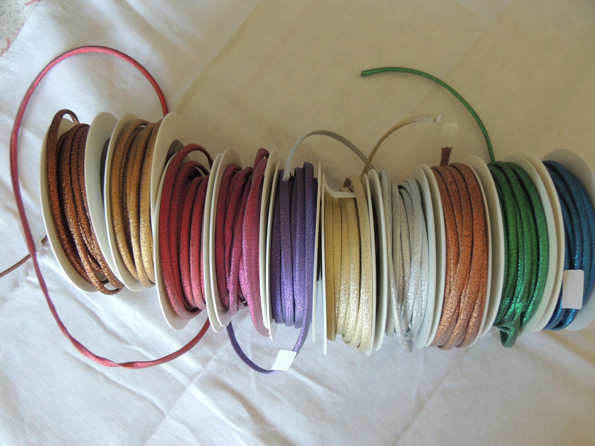 Spaghetti Ribbon Spaghetti Ribbon, Lamé, Light Gray Color (37), Width 7 Mm - Etsy