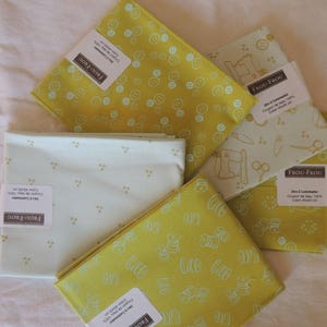 Coupon de tissu coton I Love couture Douceur de Jade image 2