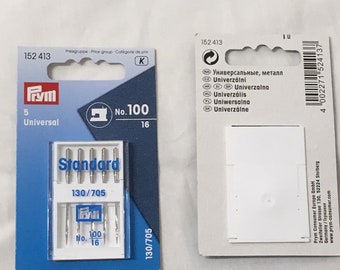 Sewing machine needles, size 100