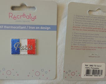 Patche écusson Thermocollant Smiley Pays