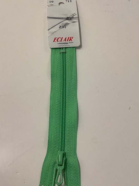 Zipper, Non-separable, Nylon, Length 10 Cm, Green Color 712 -  Canada