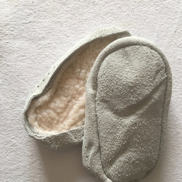 Leather soles, for slippers and socks, size 21/22/23, Prym