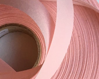 Uni folded bias, polycoton, pink color (75), width 20 mm