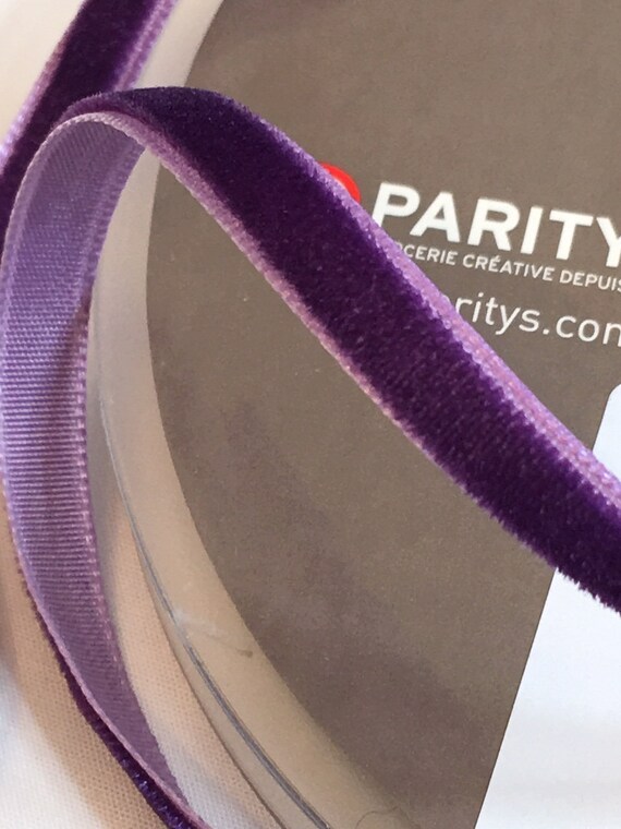 Velvet Ribbon Width 6 mm Amethyst Color Amethyst Purple Velvet Pillow | Velvet