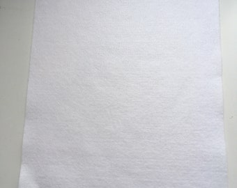 Felt, A4 sheet, White color (01)