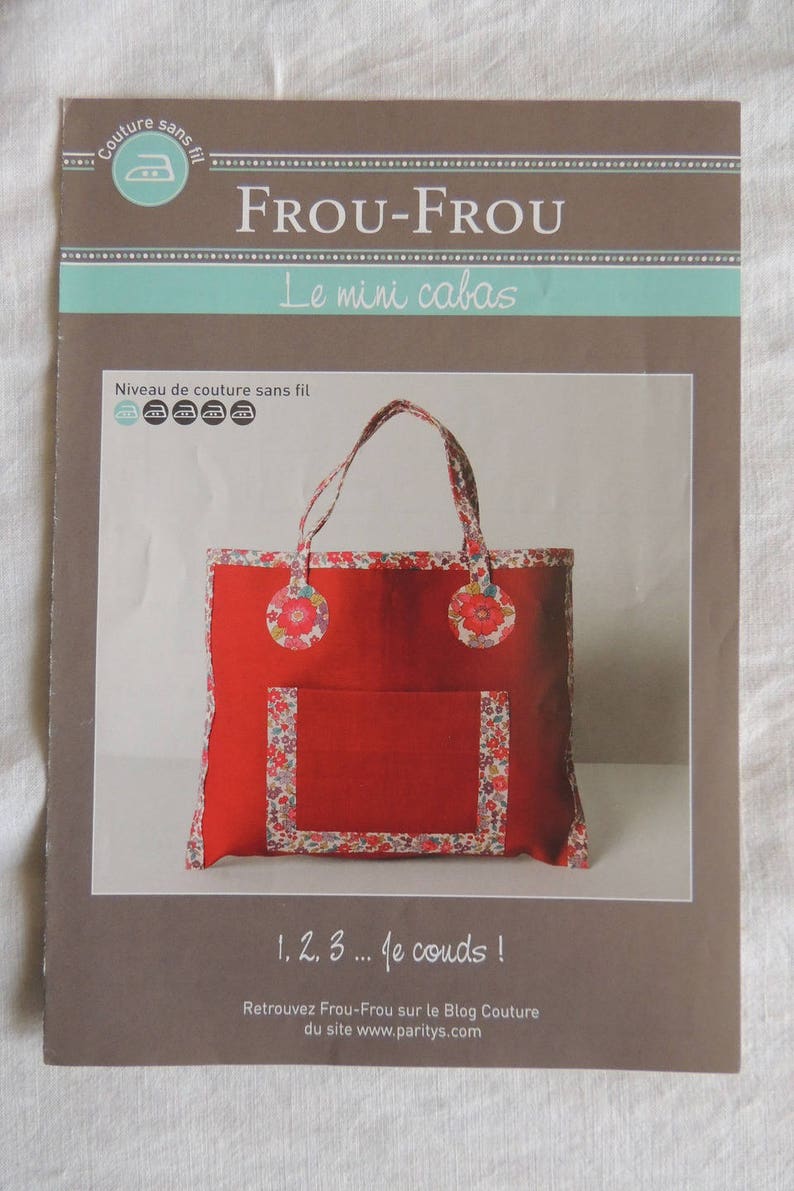 Fiche créative couture FrouFrou Le mini-cabas image 1