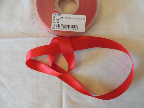 15mm Wide ** *** PINK SATIN Ribbon