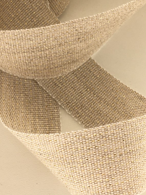 Linen ribbon cheap