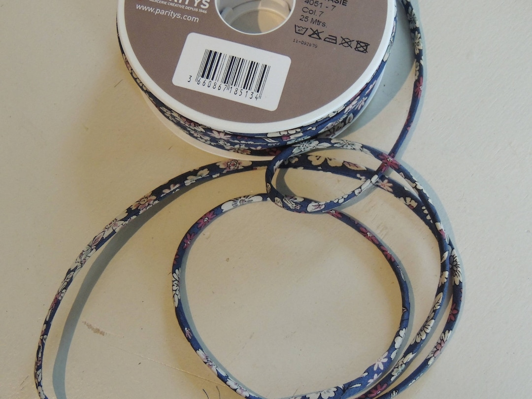 Spaghetti Ribbon Fancy Spaghetti Ribbon, Blue Background With Flowers 7 - Etsy