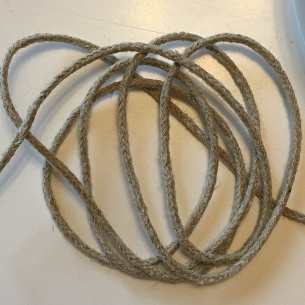 Linen cord width 3 mm