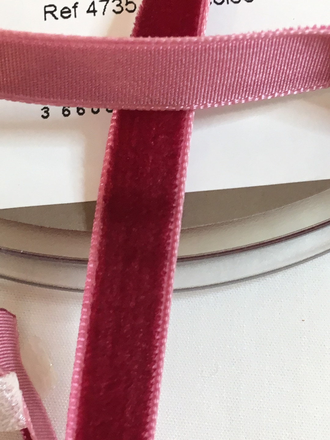 Velvet Ribbon, Glamorous Burgundy Color (53), Width 9 Mm - Etsy