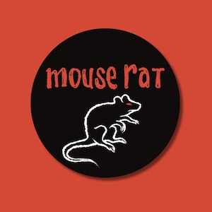 Pegatina de rata de ratón de Parks and Rec