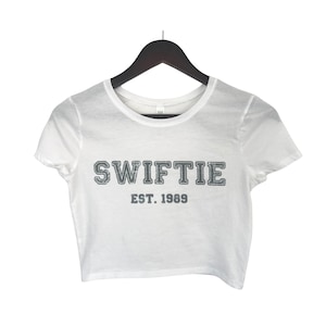 Swiftie Crop Top, Swiftie Eras Tour Shirt, Eras Concert, Eras Tour 2023 Shirt, Vintage Music Tops for Women, Ladies Graphic Tops