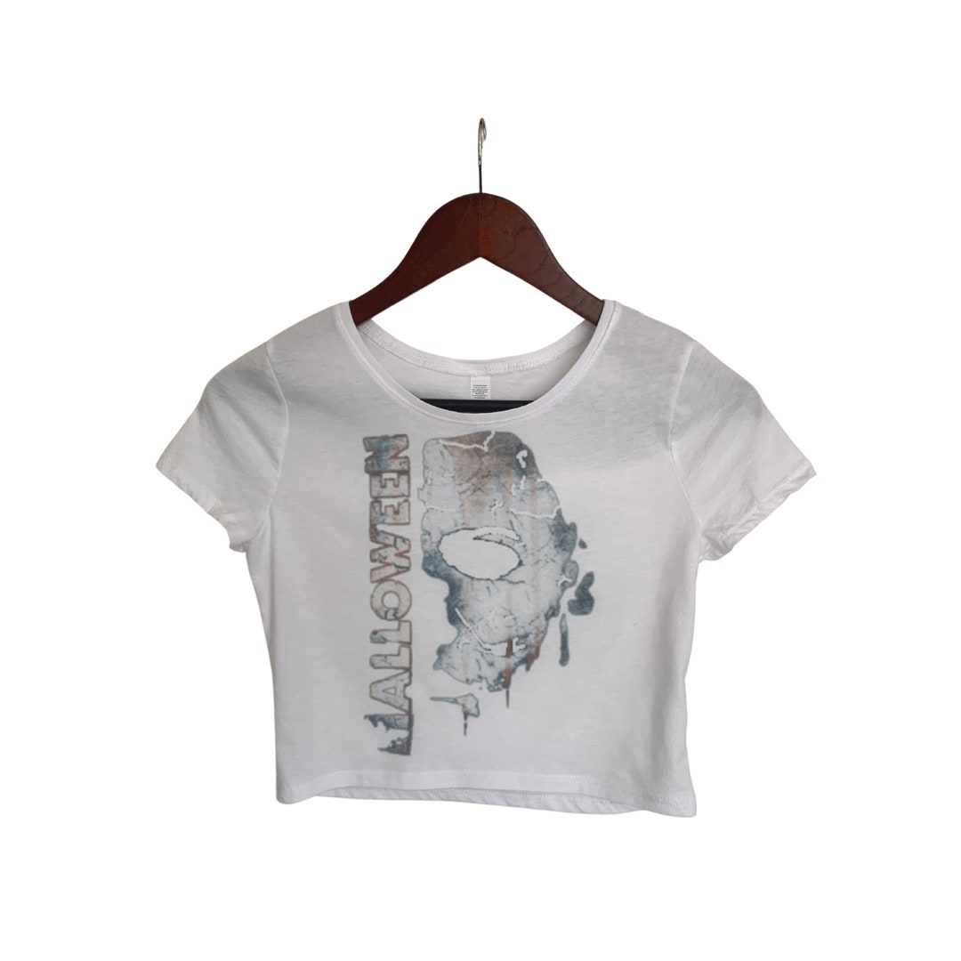 Halloween Crop Top, Michael Myers Crop Top, Vintage Spooky Crop Top