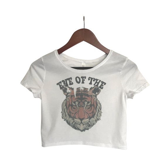 vintage band crop tops
