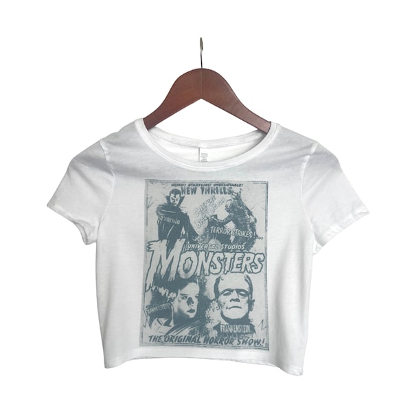 Summer Crop Top Tees Etsy