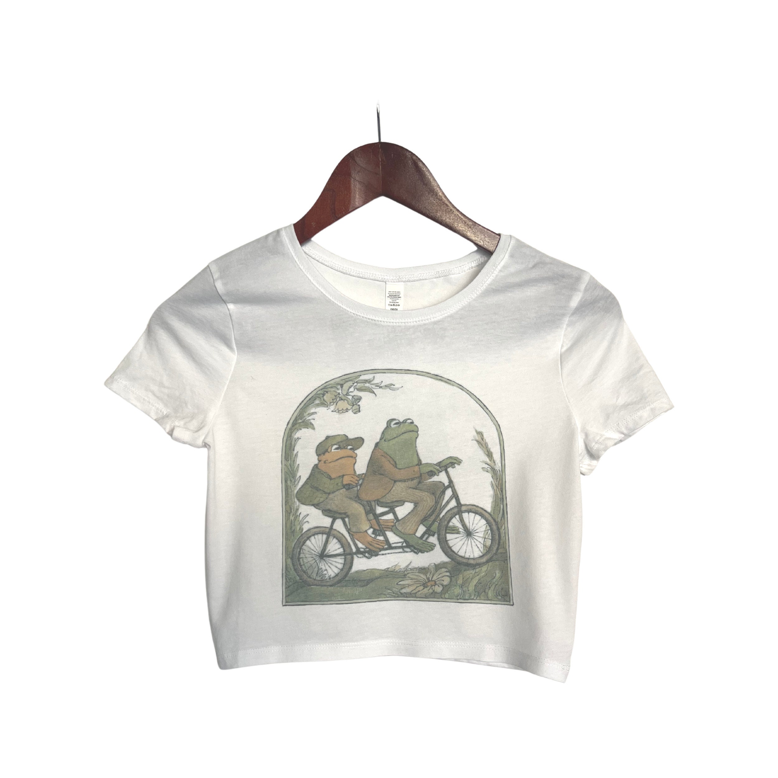 Frog and Toad Vintage Crop Top: Faded Retro 90s Fashion - Etsy