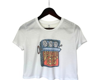 Top corto de lata de sardinas de los Beastie Boys - Camiseta rock de los 90