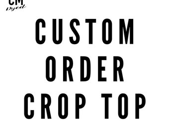 Benutzerdefinierte Bestellung Flowy Crop Top