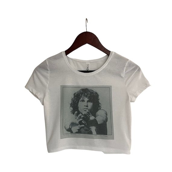 vintage band crop tops