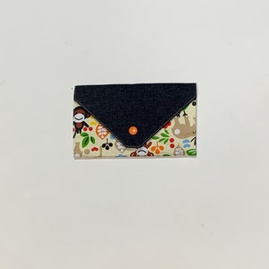 Protège carnet de santé, pouvant être personnalisé à motifs de hiboux et fleurs