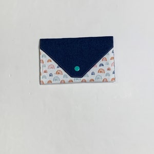 Protège carnet de santé, arc-en-ciel