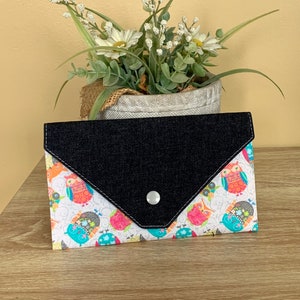 Protège carnet de santé, hiboux pouvant être personnalisé .