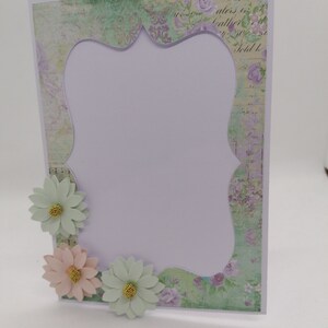 Carte porte photo, carte toutes occasions carte ,unique, carte fait main.