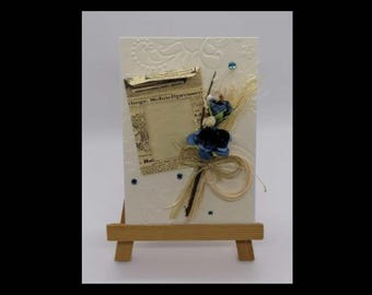 Carte fête des mères, carte anniversaire , carte toutes occasions , carte pour offrir des graines , carte fait main.