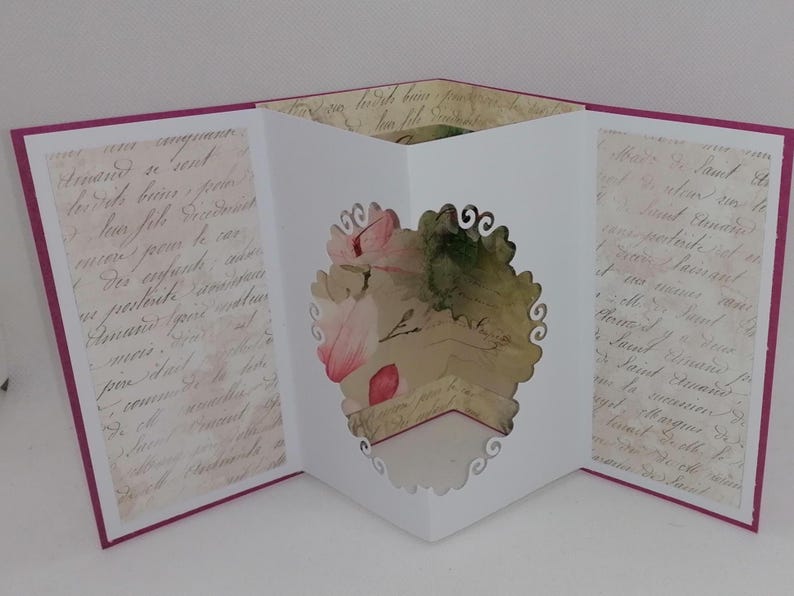 Carte fête des mères, carte féminine, carte anniversaire ,carte toutes occasions. Bild 1