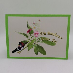 May Day card, lucky card, handmade card.
