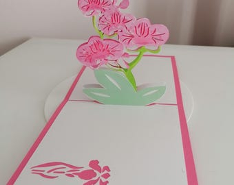 Biglietto per la festa della mamma, biglietto kirigami, biglietto fatto a mano.