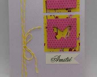 Birthday card, friendship card, all occasion card, handmade card, unique card.