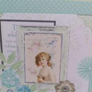Carte fête des mères , carte anniversaire, carte toutes occasions, carte en scrap digital. imagem 2