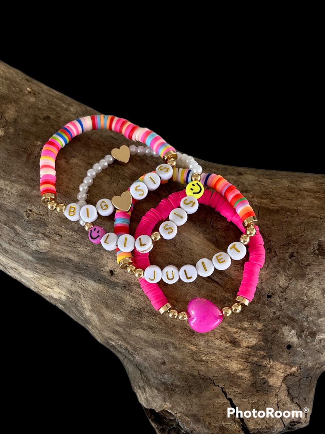 Greek Sorority Bead Bracelet / Custom Beaded Letters in School Colors for  College Big Sister or Little Sister / Camp Bracelet – Just Bead It