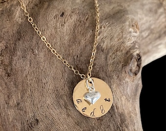 14k gold filled mom Initial charm necklace/mom necklace/ personalized necklace/ sterling silver initial /initial necklace/Mother’s Day gift