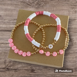 Breast cancer awareness/ breast cancer bracelet/warrior bracelet/fuck cancer gifts