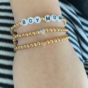 Name bracelet/ mom bracelet/ word bracelet/mother’s day Gift/ personalized bracelet/  kids bracelet/beaded name bracelet/gold name bracelet