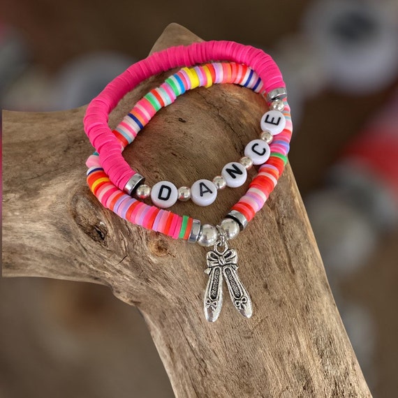 Dance Bracelet dancer Jewelry Heishi Beaded Bracelet Beaded Bracelet Heishi Beads recital Gift Etsy Canada